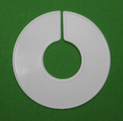 White Round Plastic Blank Rack Size Dividers – Multi-Pack
