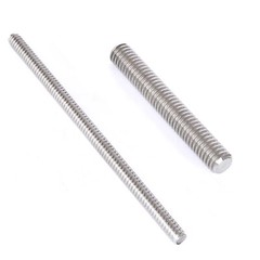 T10-T36 Trapezoidal Right-Hand Threaded Rod Lead Screw A2 Stainless Steel L:0.5M