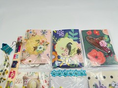 Junk Journal Small 4×4 With Coffee Dyed Paper Plus Pocket Letter All Handmade