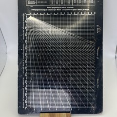 Usines Tornos R10 Speed Threading Chart Plate T347 Moutier Suisse Screw Machine