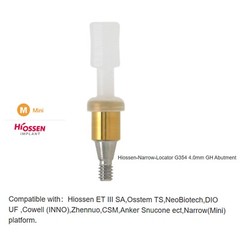 US Hiossen ET Overdenture Locator Abutment Compatible Mini/standard Implants