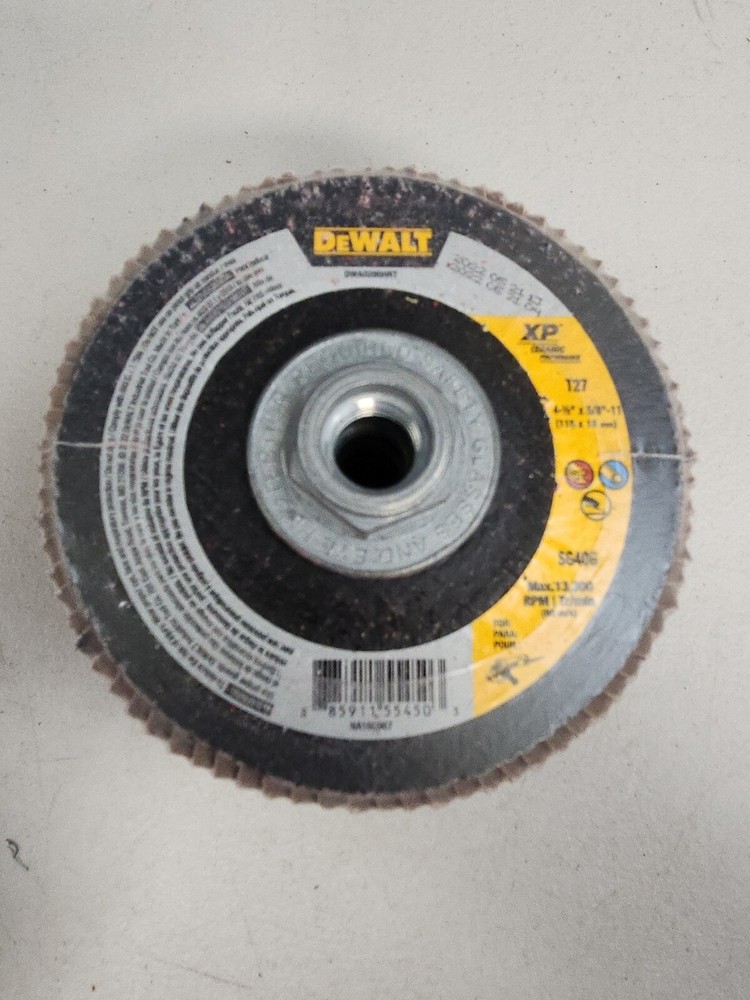 Dewalt DW 8280 HRT 4 1/2″ X 5/8-11″ Z 40 Grit Flap Disc 10 Pack New No Box