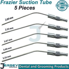 Frazier Suction Tubes Pieces Neuro Medical Surgical Ear ENT Instruments Beaden