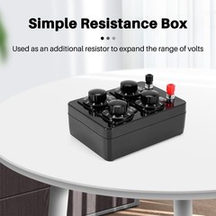 0-9999 Ohm Simple Resistance Box Variable Decade Resistor Teaching4772
