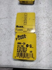 NEW Lot 9 Bussmann Fuses Pt# Abc-2,abc-5,agc-2,agc-10,gma-1a,gma-2a FREESHIPPING