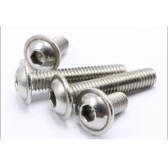 M3 M4 M5 M6 Hexagon Socket Button Head Screws With Collar 304 Stainless Steel