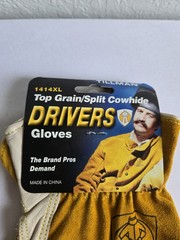Tillman 1414 XL Driver Gloves Two Pair Top Grain Cowhide