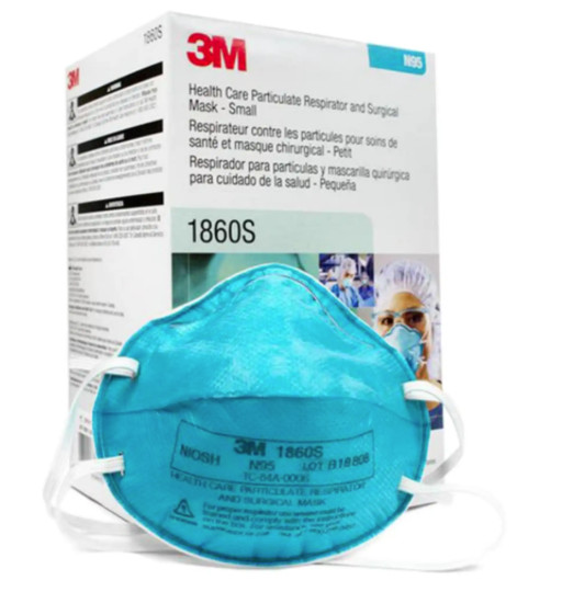 NEW 3M 1860S Small Surgical Masks, Box of 20 – EXP 06/2028