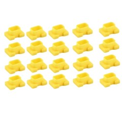 20Pcs Dental ITI Snap Caps Closed Tray Coping Impression Fit Straumann RC/NC