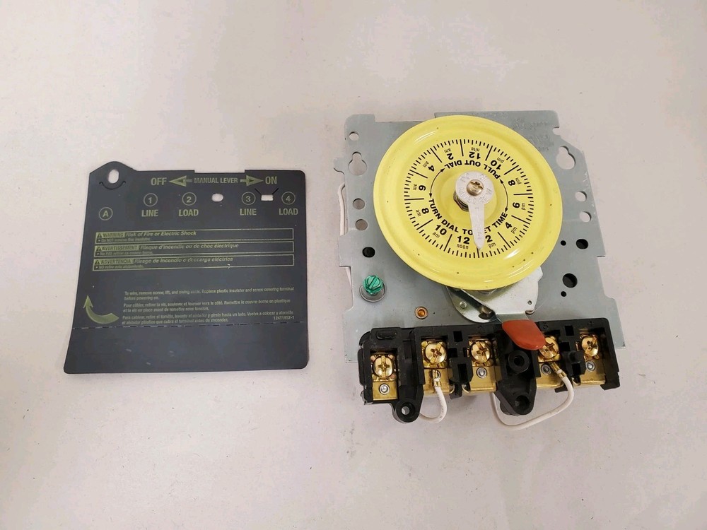 *READ* Intermatic 24 Hour Mechanical Time Switch Mechanism Only Spst 120V T103M