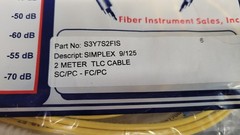 tektronix 174-4496-00 FIS S3Y7S2FIS Simplex 2M TLC Fiber Optic Cable