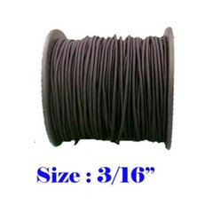 3/16″ x 30 Ft Premium Marine Grade Bungee Shock Stretch Cord UV Black 10 Yards