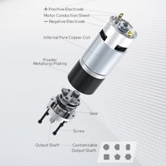 42GP-775 Planetary Gear Brushed Motor DC 12V 24V High Torque Forward And Reverse