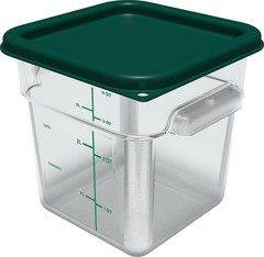 Carlisle FoodService Products Squares Square For 2-4 Quart Container, Green