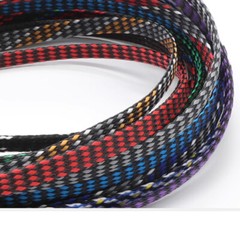 4/8/12MM Braided Soft PP Cotton Yarn + PET Expandable Sleeving Cable Wire Sheath