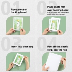 Golden State Art, 50 Pack Clear Bags for 11×14 Mats, Pictures, 11×14,