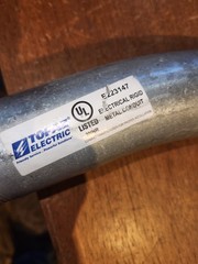 TOPAZ 90 Degree 1-1/2″ Electrical Rigid Metal Conduit Elbow FREE SHIPPING
