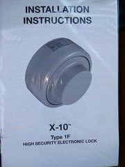 Kaba Mas X-10 Type 1F High Security Electronic Lock Kit Open Box NO WARRANTY