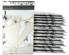 4×8, 8×12 Marble Tile Design Poly Bubble Mailers, Self Sealing Shipping Mailers