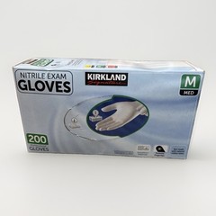 Kirkland Signature Nitrile Exam Gloves Powder Free 200 Count Size Medium