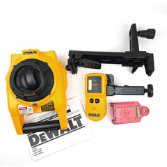 DeWALT DW074KD Self-Leveling Interior/Exterior Rotary Red Laser Level Kit