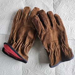 2 Pairs MCR Work Glove Split Cow Leather XL Fleece Lined Straight Thumb 3150XL