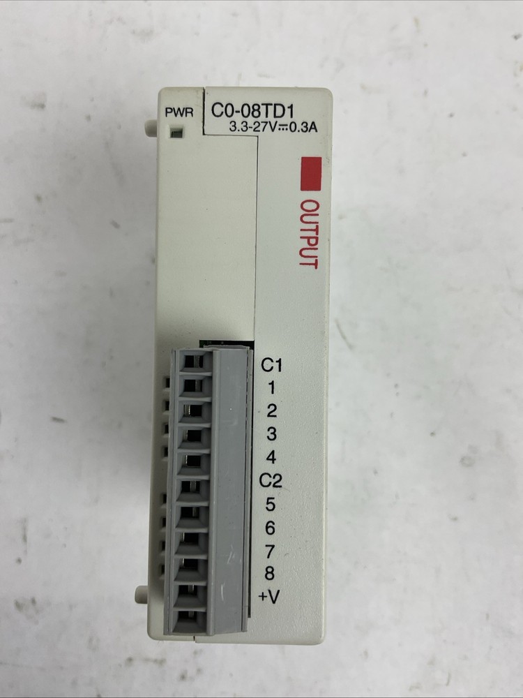 AUTOMATIONDIRECT C0-08TD1 OUTPUT MODULE 3.3-27VDC 0.3A/pt