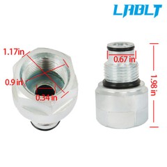 LABLT 2Spool Hydraulic Monoblock Double Acting Control Valve 11 GPM w/Conversion