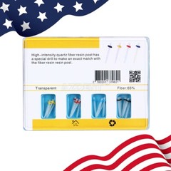 Dental Glass Fiber Post Teeth Restorative Refill Screw Posts 1.2 1.4 1.6 1.8mm