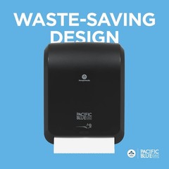 Touchless Paper Towel Dispenser High Capacity Automatic Wall Mount Black