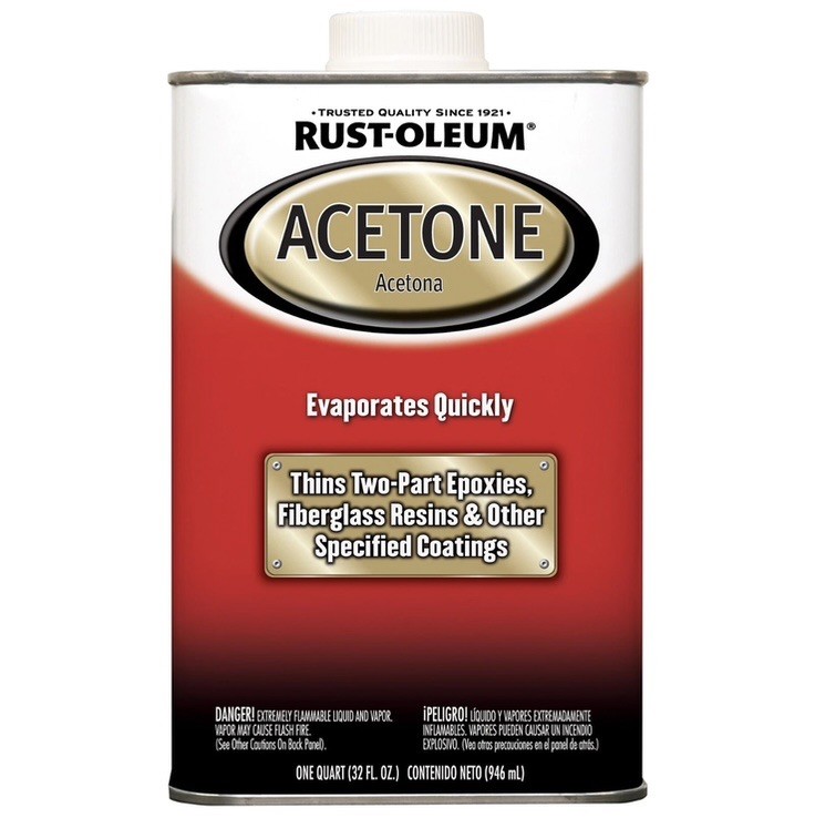 RUST-OLEUM AUTOMOTIVE ACETONE 1 QUART