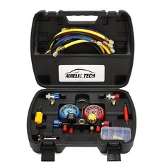 4 Way A/C Manifold Gauge Set – R134A R410A R404A R22^^