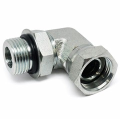 AF 9515-20-20 – #20 Male ORB (1-5/8”-12) X #20 Fem Pipe (1.660”-11.5) SW 90