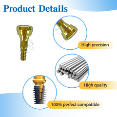 10 pcs Healing abutment Healing cap fit to Megagen Blue Diamond platform RC NC
