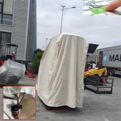 Premium Mini Excavator Cover, Rain, Sun, Freeze and Hail Resistant，0.8T-2T