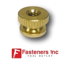 5/16″-18 Solid Brass Decorative Knurled Thumb Nuts