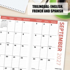 Kitty Vibes 2-Year 2027-28 3.5″ x 6.5″ Monthly Pocket Planner