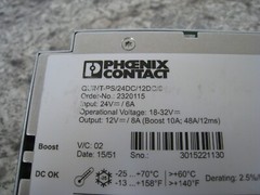 Phoenix Contact QUINT-PS/24DC/12DC/8 DC 24V / DC 12V 8A Power Supply Used