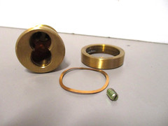 Best Access 35H Mortise Lock Lock Cylinder with Trim Ring Brushed Brass