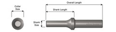 SM10-4308 1/4″ Round Head Solid Rivet Set .401″ Shank fits AN430 1605