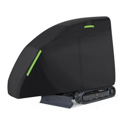210D Oxford Fabric Mini Excavator Cover Waterproof For E20 (Black)