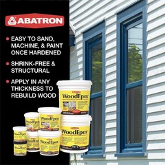 WoodEpox 2-Pint Gel Filler – Water-Resistant Adhesive for Indoor & Outdoor Use