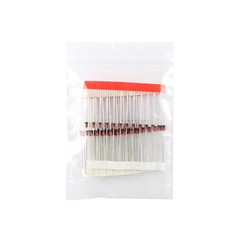 100Pcs 1N4733A Zener Diodes – 1W 5.1V DO-204AL Efficiency Diode for Power Rec…