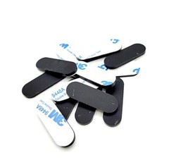 1 1/2″ x 1/2″ Oval Rubber Feet 1/8″ Thick 3M Adhesive Stick on Pads Electronics