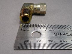 5pc 1/4″ Male NPT Pipe x 1/4″ Female JIC/AN -4 37° Swivel 90° Elbow Carbon Steel
