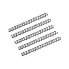 5 PCS M6x70mm Fully Threaded Rod 1mm Pitch 304 Stainless Steel Bar Studs