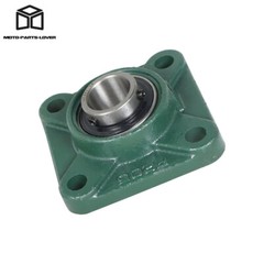 10 pcs UCF205-16 Pillow Block Flange Bearing 1″ Bore 4 Bolt Solid Base