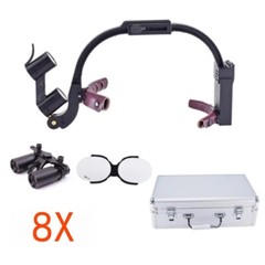 Dental Nosal Throat Ear ENT Headlight Loupes 2.5x-8x Magnification