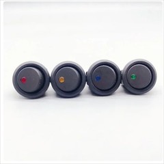 12x LED Lighted Rocker Switch 12V Illuminated on off Toggle Switches 3 Pins
