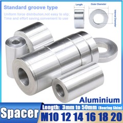 Aluminium Alloy Spacer Standoff Collar Stand off Spacers Metal Shim – M10 to M20